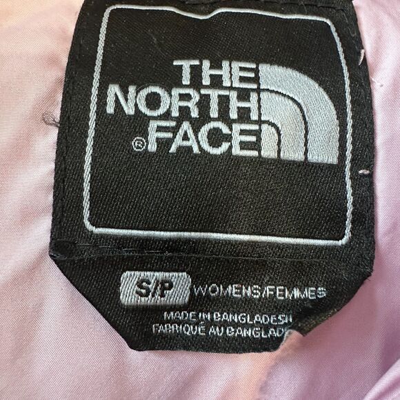 The North Face Nuptse 700 Puffer Vest Womens Size Small Pink Goose Down - Picture 3 of 5
